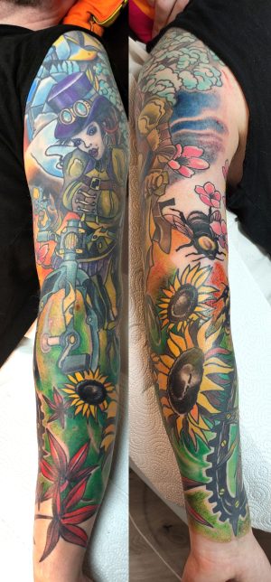 03.Steampunk Tattoo Sleeve